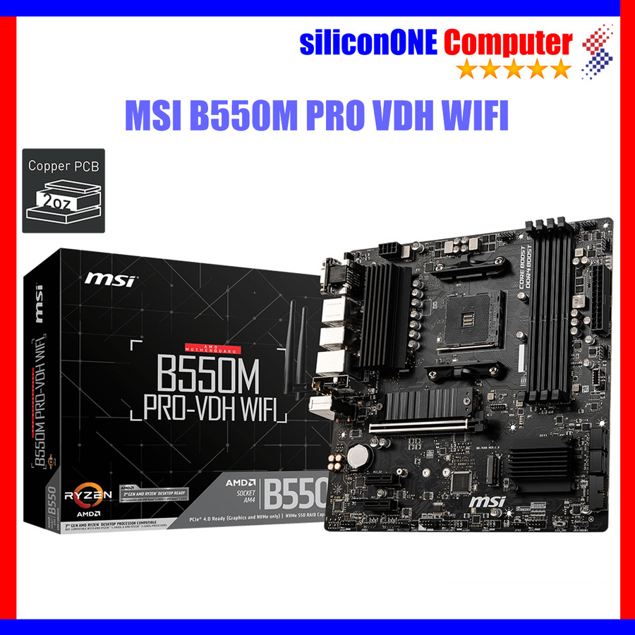MSI B550M PRO-VDH WIFI B550 AM4 PRO VDH WIFI