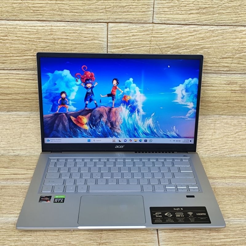 Laptop 2nd Acer Swift X SFX14 AMD Ryzen 5 5600U 16GB 512GB RTX 3050