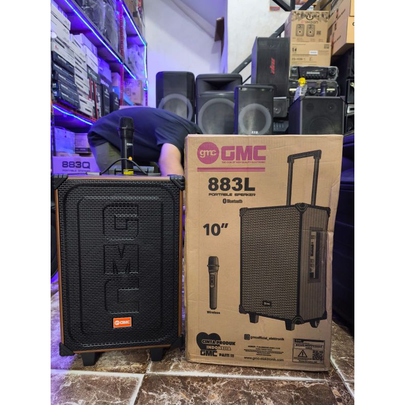 speaker portable gmc 883L/speaker gmc 10inch speaker bluetooth gmc 883L