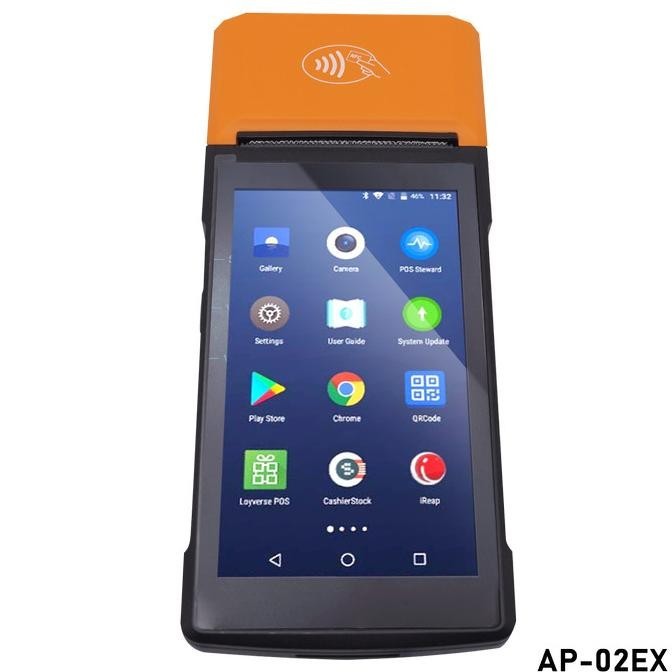 IWARE MOBILE POS AP-02EX Android 13 3/32GB 4G With Printer 58mm
