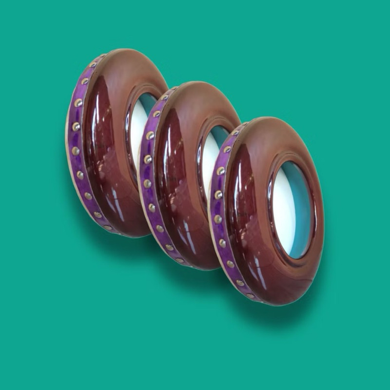 Tam Tung Keprak Donat Kulit / Tam Rebana Hadroh Mika Donat Kulit 22cm