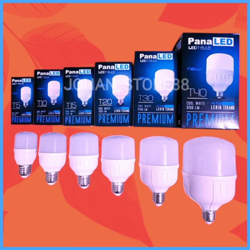 LAMPU LED PANALED PREMIUM 5w, 10w, 15w, 20w, 30w, 40w CAHAYA PUTIH
