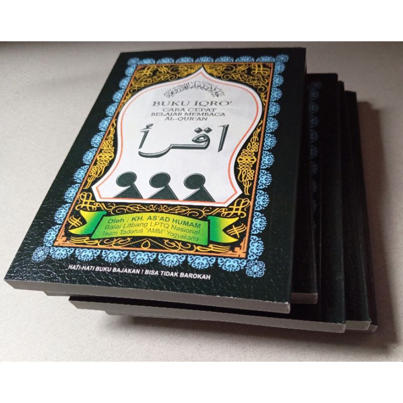 iqro 1 sampai 6 ukuran buku tulis