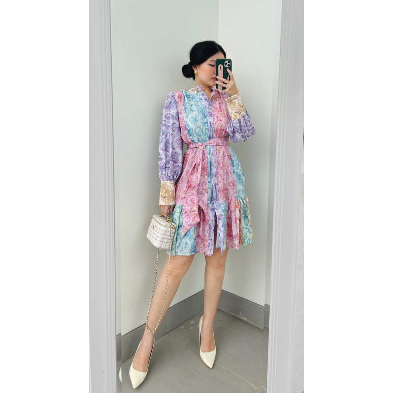 GLINDA PASTEL DRESS / Dress imlek / Dress pesta