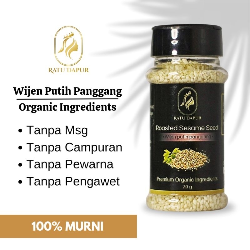 

Wijen Putih Panggang Roasted Sesame Seed Ratu Dapur