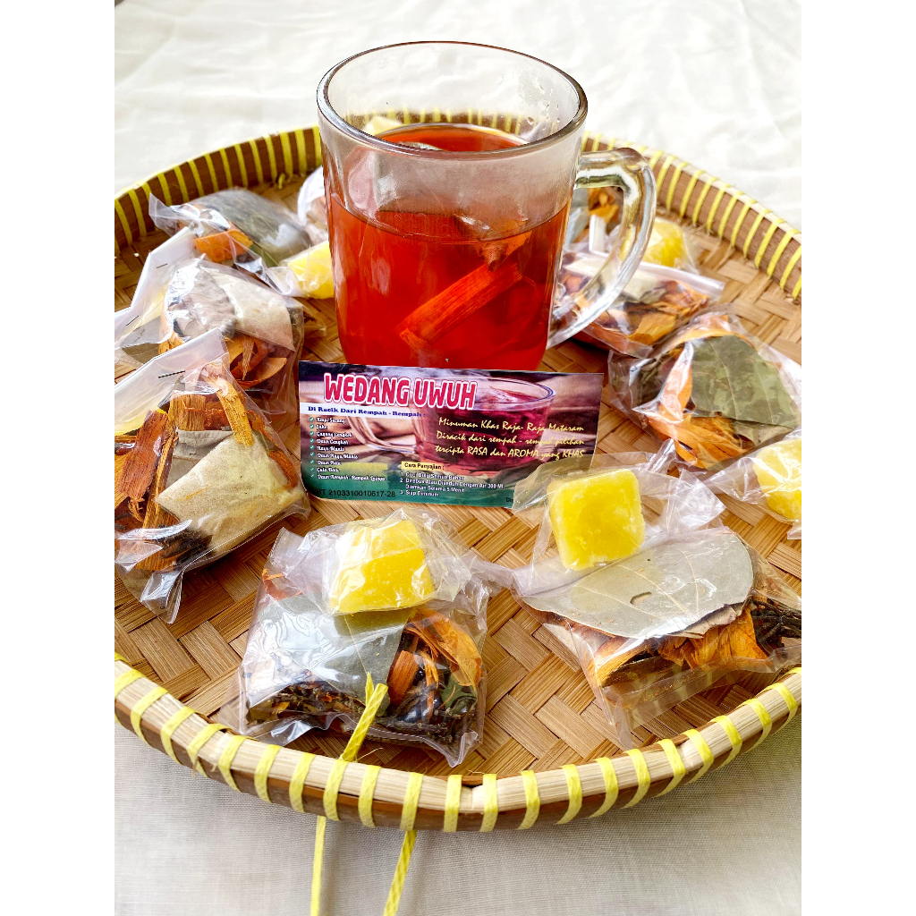 

WEDANG UWUH FULL REMPAH + KAPULAGA + GULA BATU 10PCS