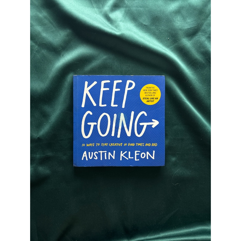 PRELOVED - Novel/Buku Keep Going - Austin Kleon