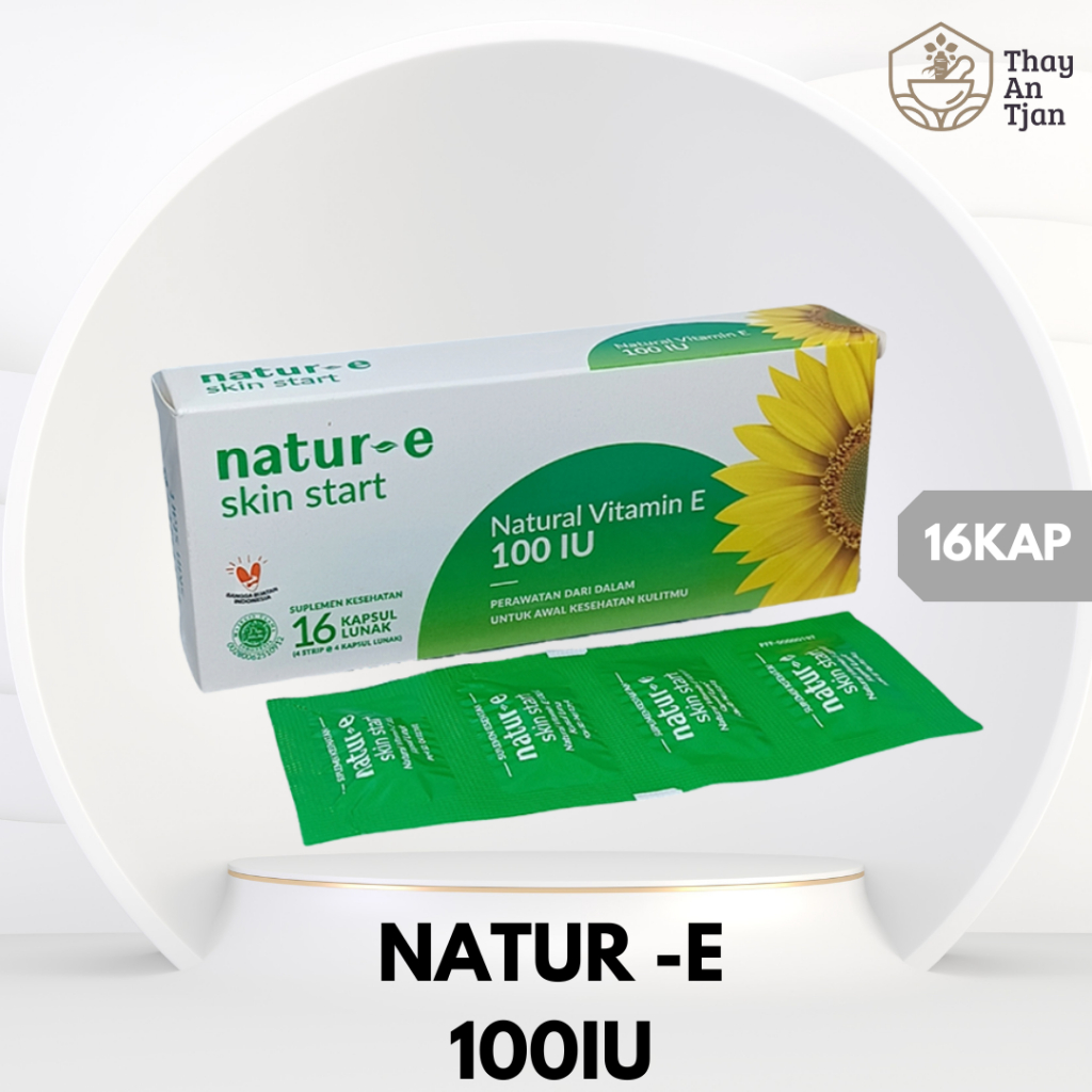 NATUR E DAILY NOURISHING 100IU | SUPLEMEN VITAMIN UNTUK KULIT SEHAT DAN CERAH | SUPLEMEN KESUBURAN