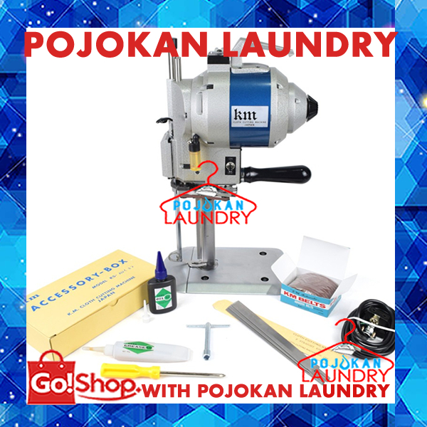 Mesin Potong KM MACK JEPANG 8 INCH/Mesin Potong Bahan Kain KM MACK JAPAN Tegak 8" KM JAPAN KS-AU(V) 