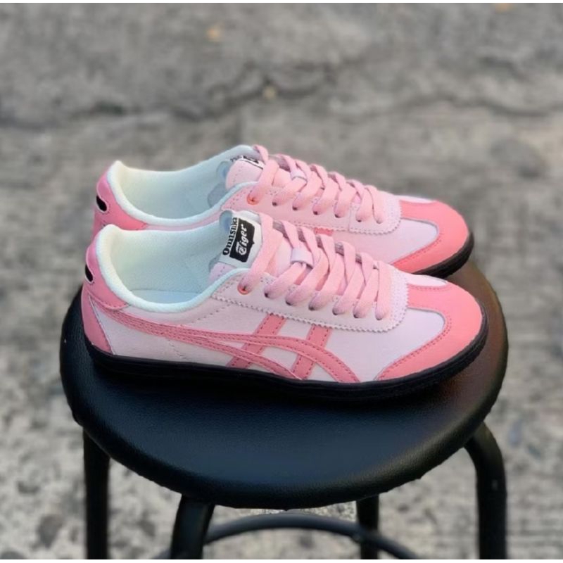Sepatu Onitsuka Tiger Tokuten Pastel Pink Terbaru Sneakers Wanita
