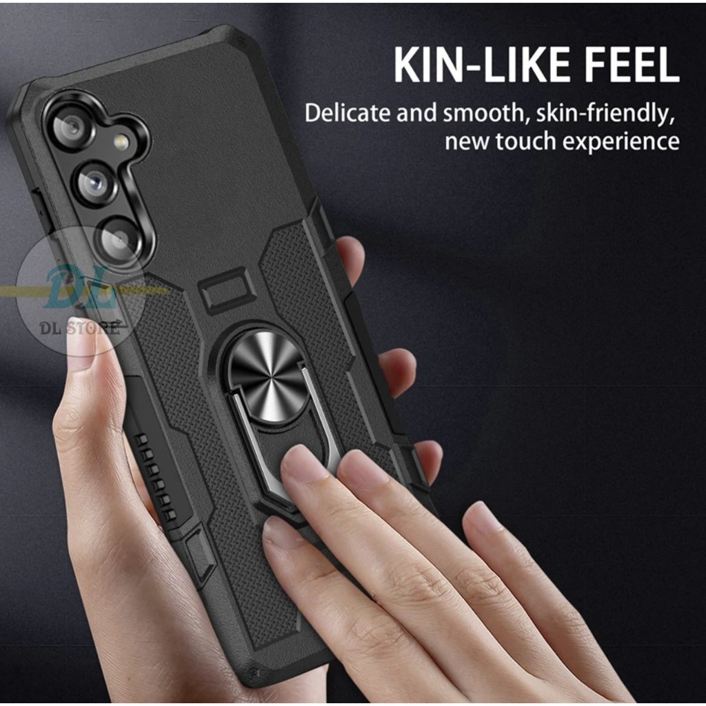 Promo 7.7 Casing Samsung Galaxy A16 4G A16 5G Premium Hard Case Ring Armor Robot Kickstand