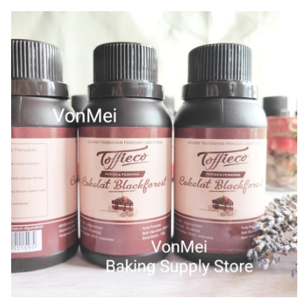 

TOFFIECO Chocolate Black Forest Paste Perisa Pasta Coklat BF 100 gr