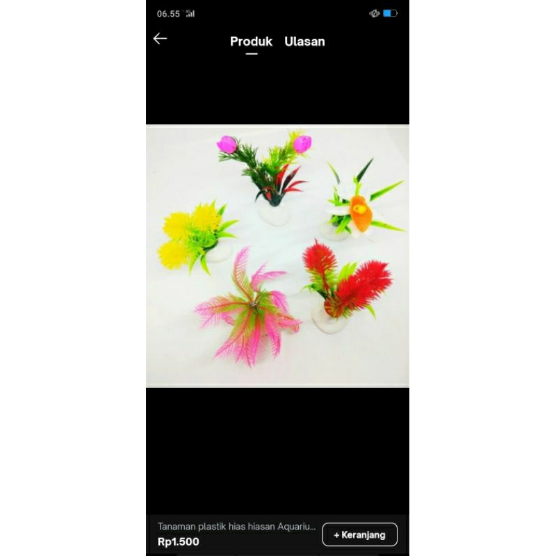 

TANAMAN PLASTIK HIAS AQUARIUM