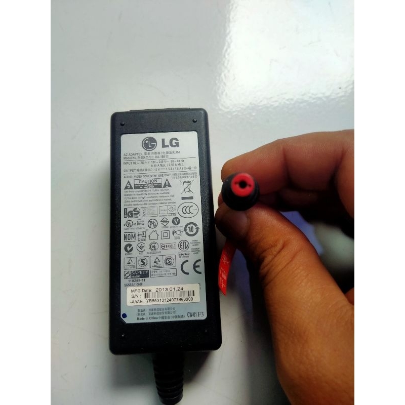 Adaptor LG 12V-1,5A JAK UMUM ORI LG.