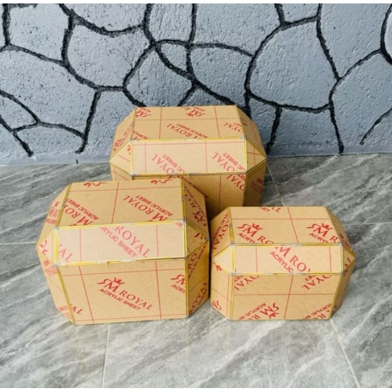 Hantaran AKRILIK, Set Hantaran Peti, Box seserahan