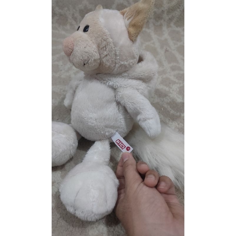 boneka NICI wild Friends snow cat custom winter kucing rakun