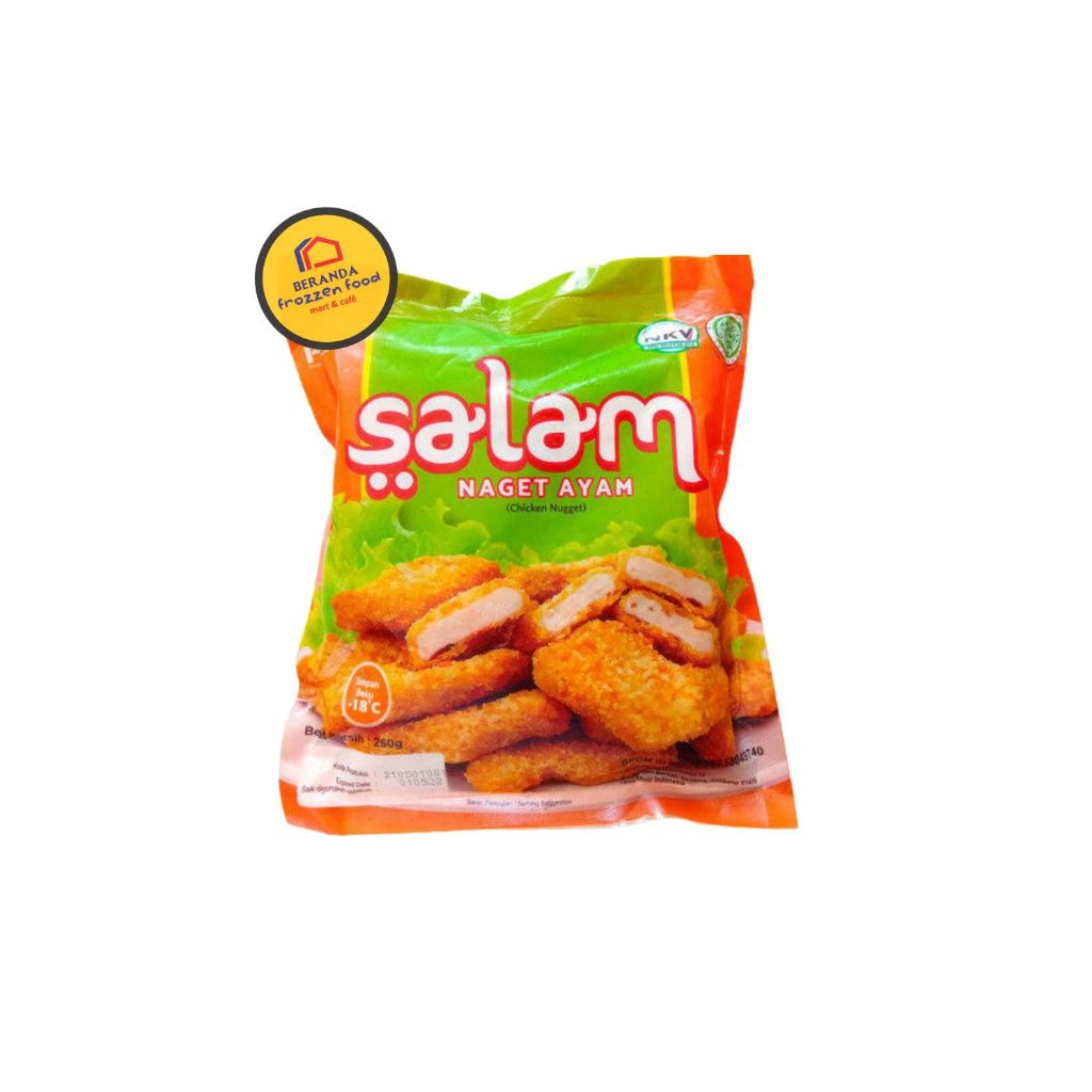 

SALAM NUGGET 500GRAM/ MURAH / 100% HALAL / FROZEN FOOD / SOSIS / NAGET / DUMPLING / SIAP SAJI