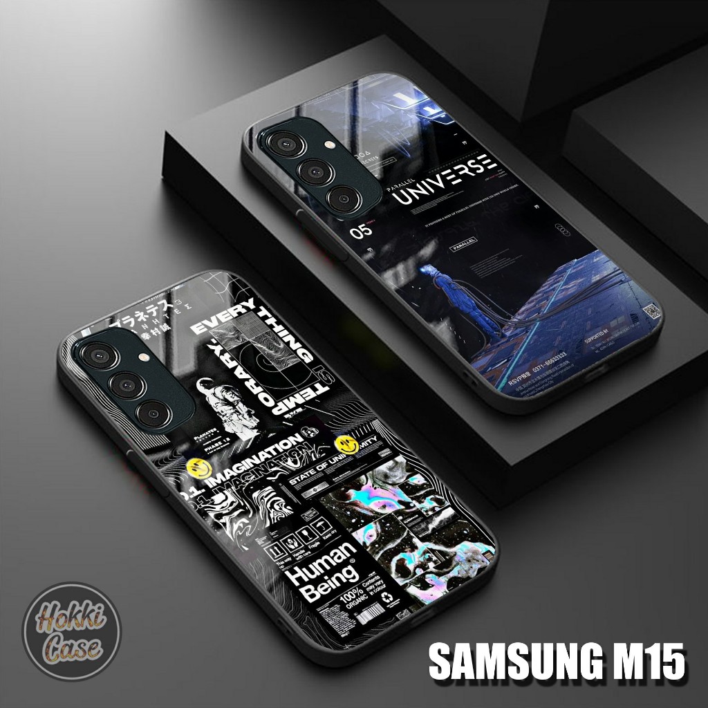Case Samsung M15 5G - Softcase Glass Kaca Samsung M15 - Casing Samsung M15 5G - Silikon Samsung M15 