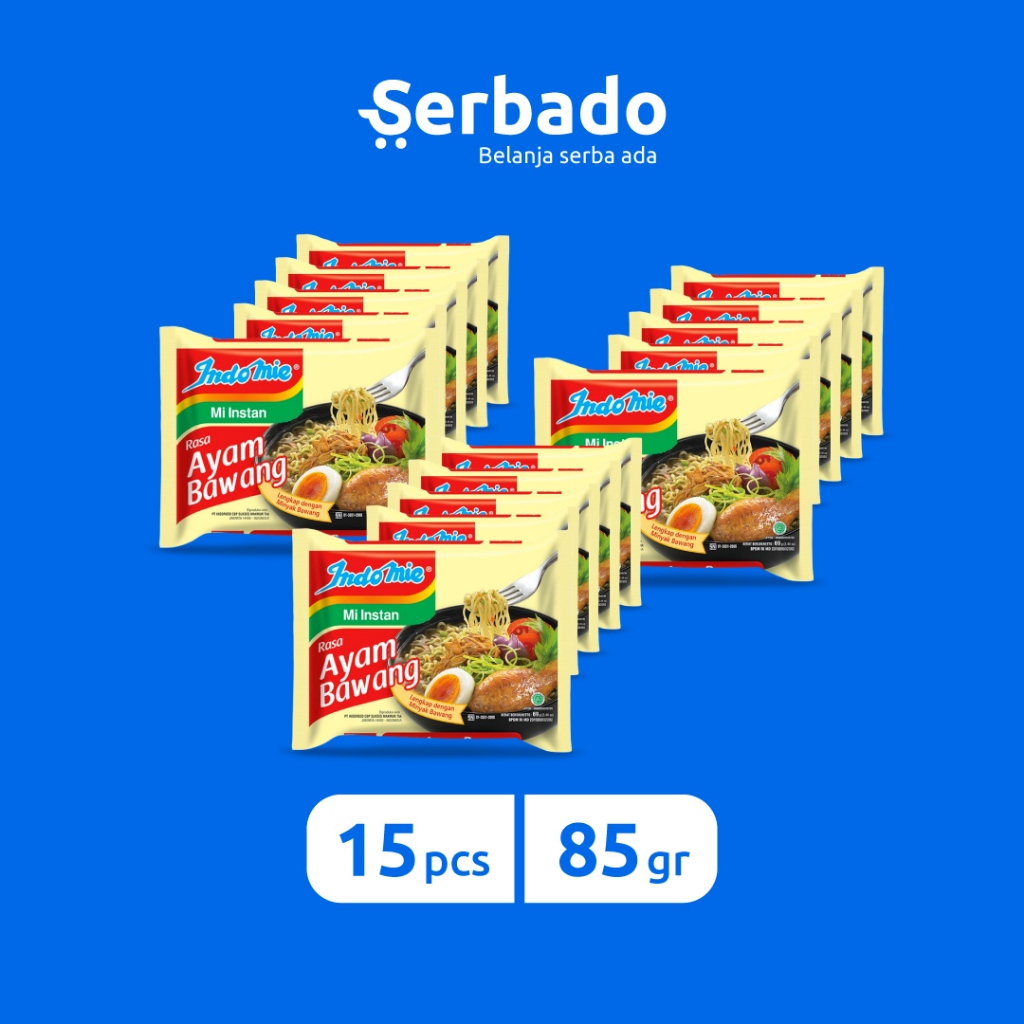 

Indomie Kuah Ayam Bawang 69gr (Isi 15 pcs)