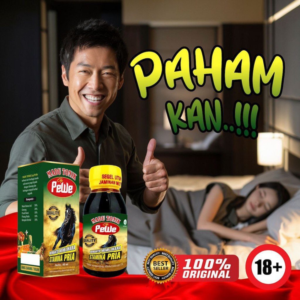 

MADU PEWE ORIGINAL | Madu Herbal Untuk Stamina Vitalitas Pria BPOM Halal Oiginal