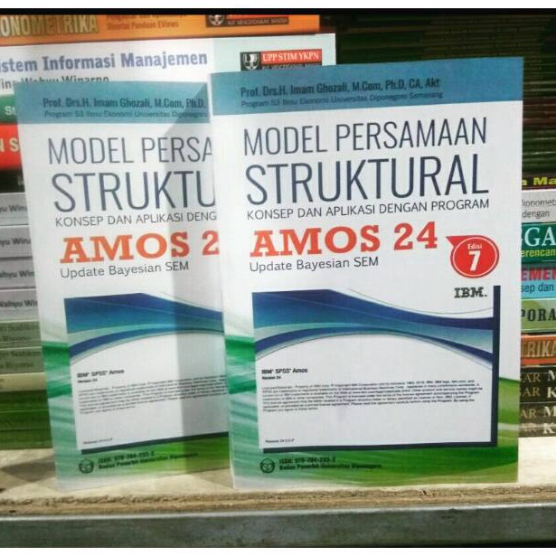 KODE B23T Model Persamaan Struktural dengan Program AMOS 24 edisi 7 oleh Imam Ghozali