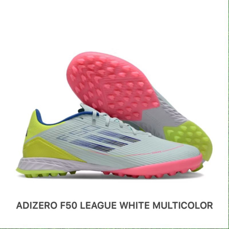 SEPATU FUTSAL ADIDAS ADIZERO F50 LEAGUE WHITE MULTICOLOR|SEPATU FUTSAL|SEPATU FUTSAL ADIDAS