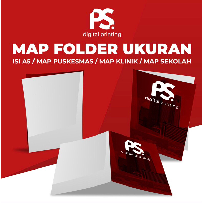 

Map Folder Ukuran Isi A5 / Map Puskesmas / Map Klinik / Map Sekolah