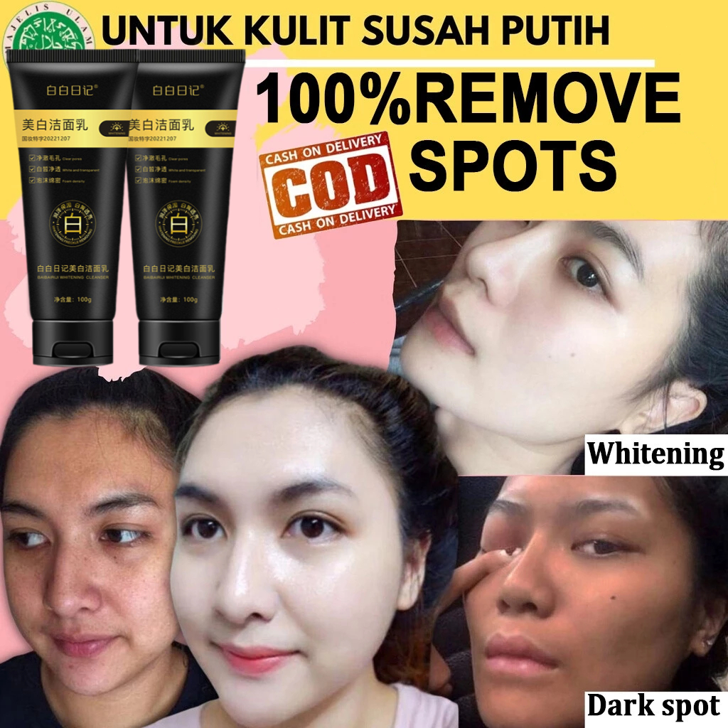 ⚡Kirim Dalam 24 Jam⚡Niacinamide Whitening Cleansing Milk | Deep Cleansing Oil Control Facial Cleanse