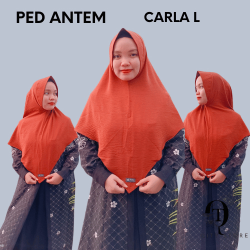 qitystore-HIJAB INSTAN BERGO PET ANTEM CRINKLE TERBARU/JILBAB CARLA CRINKLE SOPFED ANTEM/KRUDUNG INS