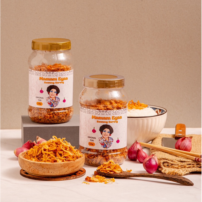 

Mamam Eyaa - Bawang Goreng Teri Premium Renyah Kriuk - Brambang Goreng - Original 120gr