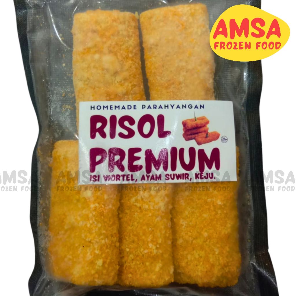 

Risol Premium 5 pcs 340 gr / Risoles Premium is Ayam Wortel