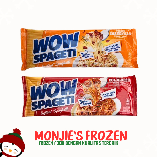 

WOW SPAGETI Instant 88gr - Spaghetti Bolognese Carbonara Halal