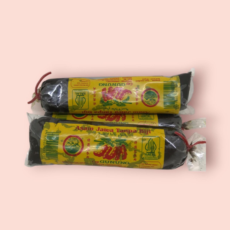 

Asam jawa stik tanpa biji cap gunung