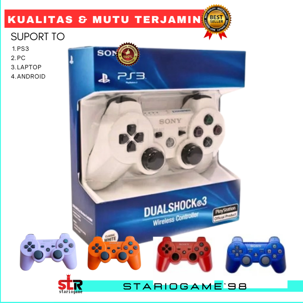 Stik PS3 Original pabrik Stick ps3 Ori Pabrik Stick ps3 warna komplit Stik pc laptop android