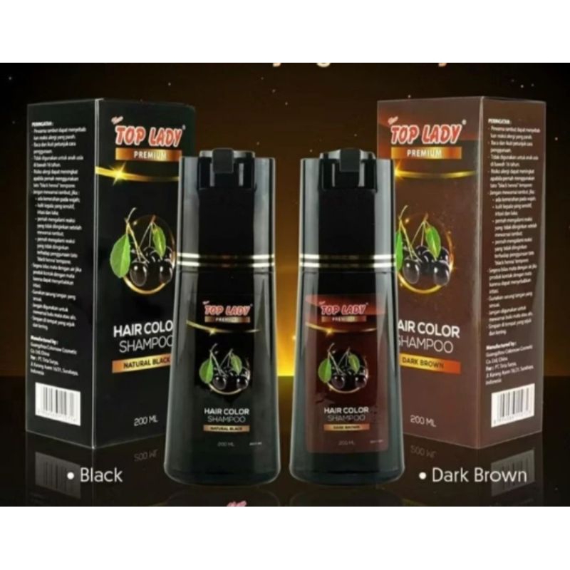 TOP LADY PREMIUM HAIR COLOR SHAMPOO