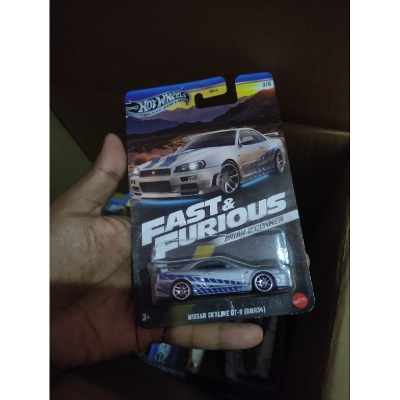 Hot Wheels nissan skyline r34 Brian O'Conner