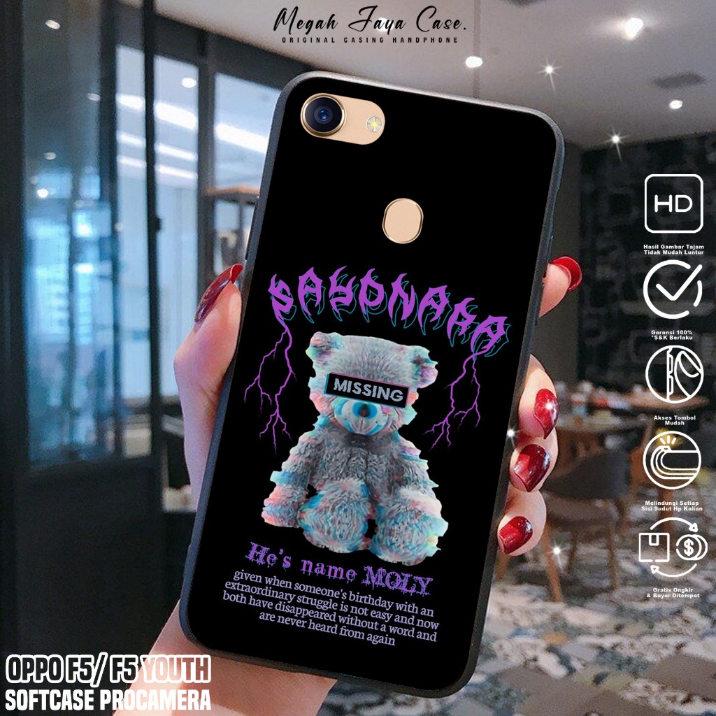 Softcase OPPO F5 / F5 YOUTH - Case Hp OPPO F5 YOUTH / F5 Motif BNKA - Casing Hp Oppo F5 -  Silikon H