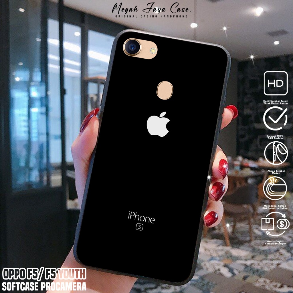 Softcase OPPO F5 / F5 YOUTH - Case Hp OPPO F5 YOUTH / F5 Motif BRAND - Casing Hp Oppo F5 -  Silikon 