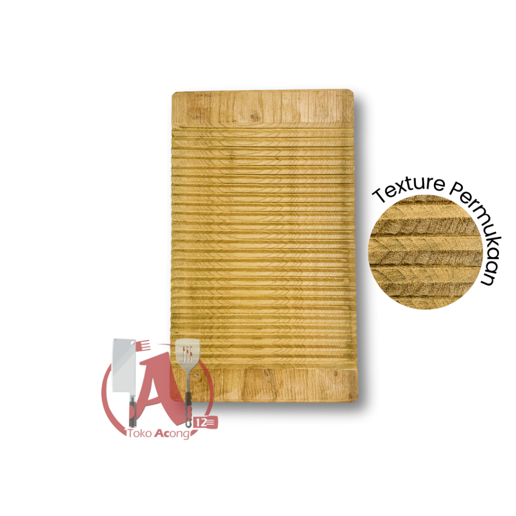 Papan Gilesan / Papan Cuci Baju Kayu Jati / Aneka Ukuran
