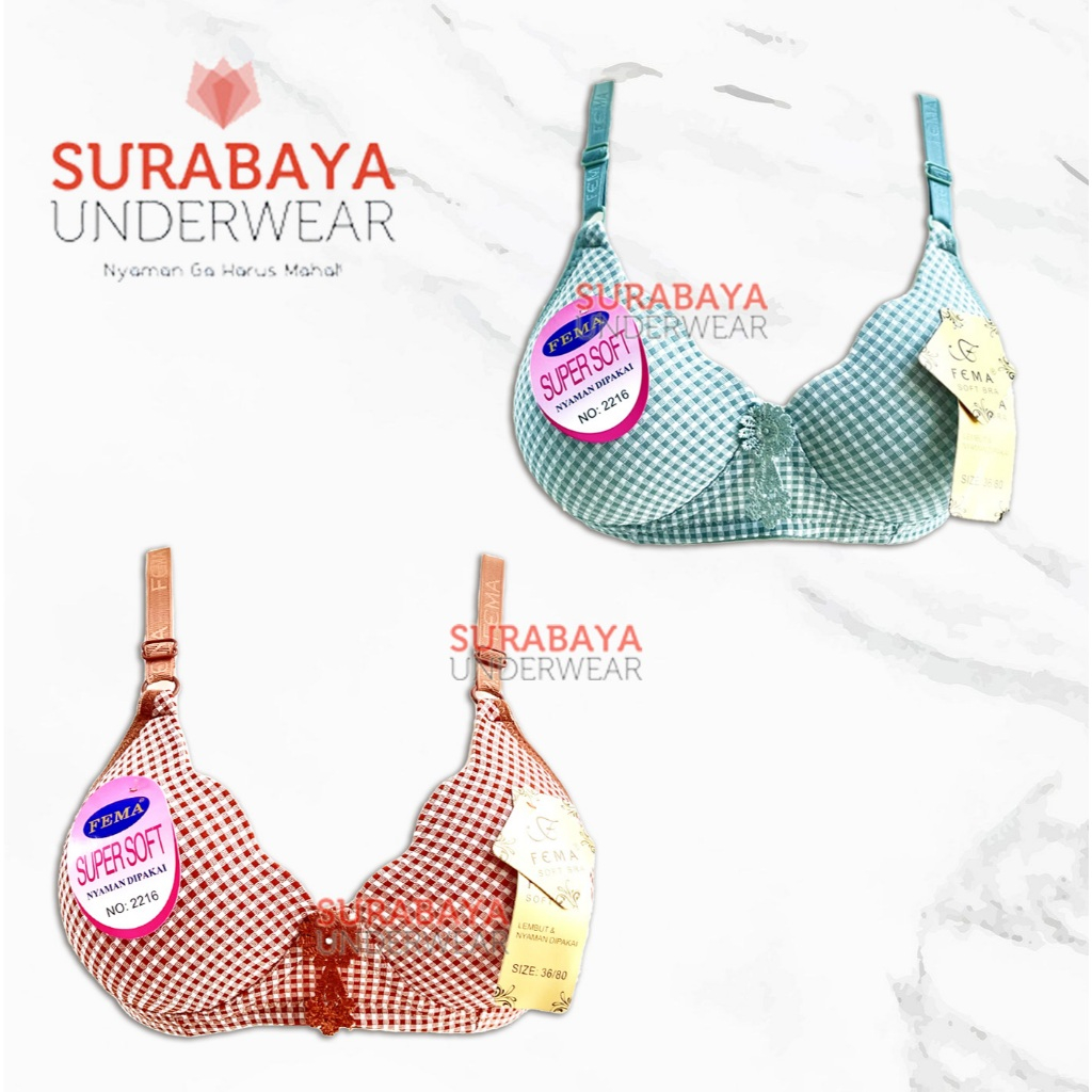 BRA / BH MOTIF KOTAK KOTAK TN