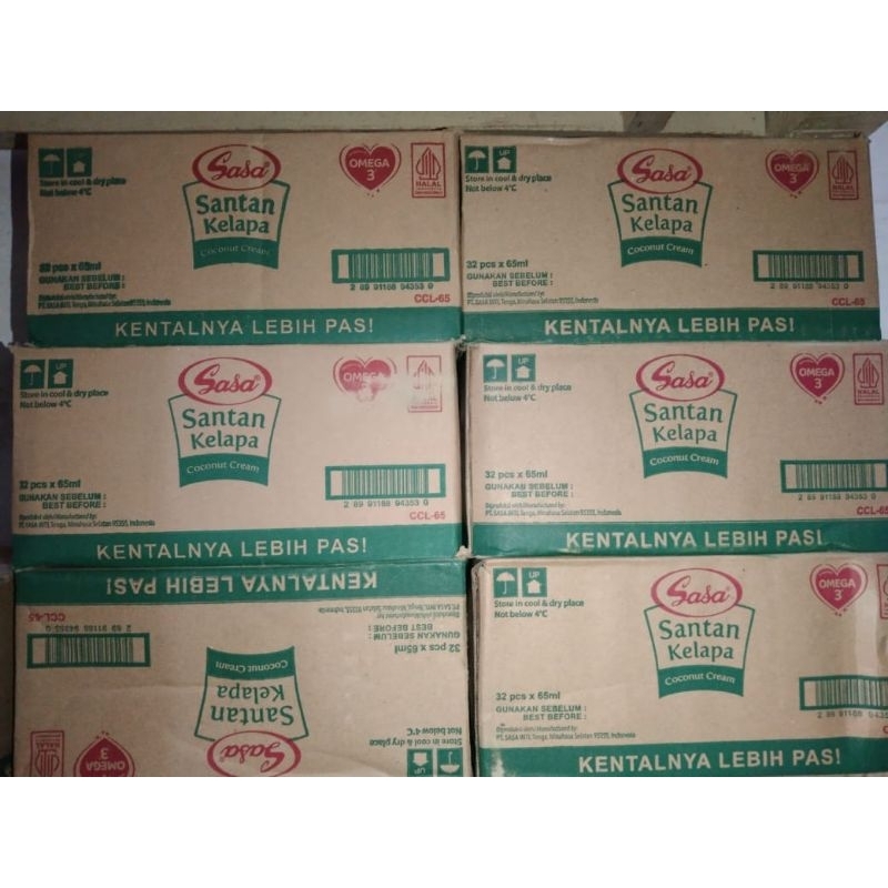 

Sasa santan cream cair 65ml 1 dus