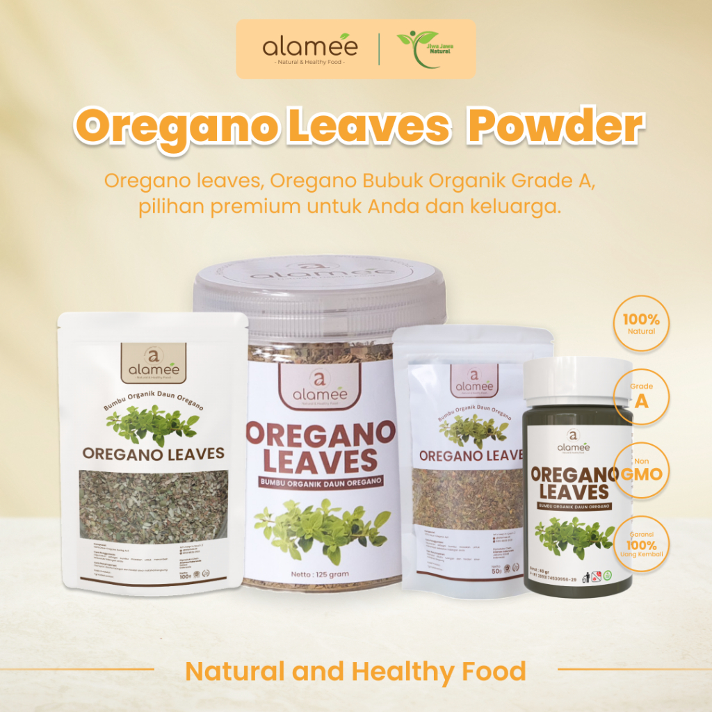 

Bumbu Organik Oregano Bubuk