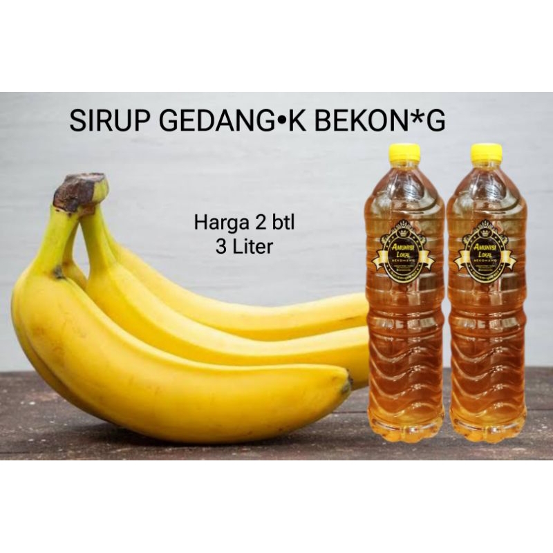 

Sirup sari buah pisang asli