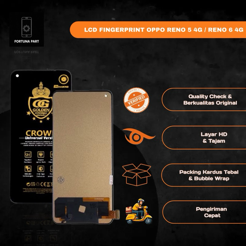 LCD FINGERPRINT OPPO RENO 5 4G / RENO 6 4G ORIGINAL FULLSET