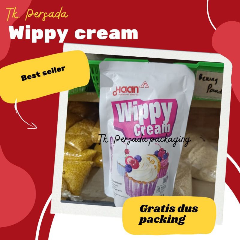 

Wippy cream haan 200 gr pouch