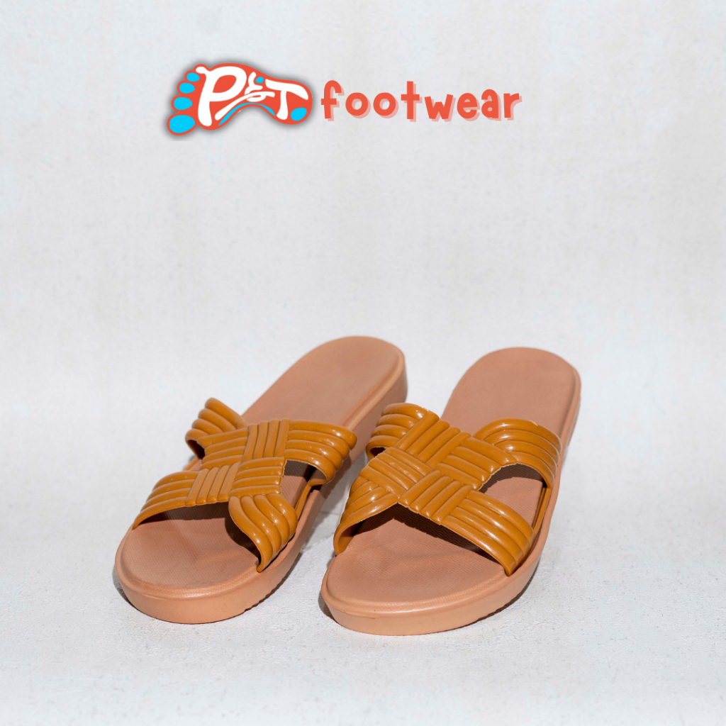 SANDAL SELOP CEWEK karet jelly korea style MACKER'S