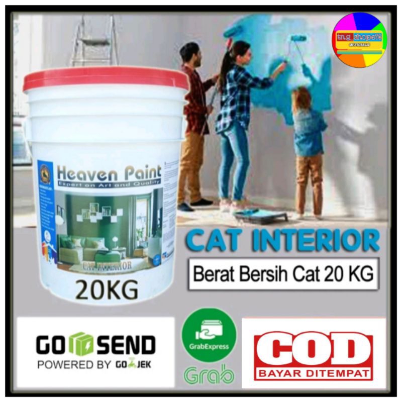 CAT TEMBOK INTERIOR  HEAVEN PAINT KEMASAN 20 Kg
