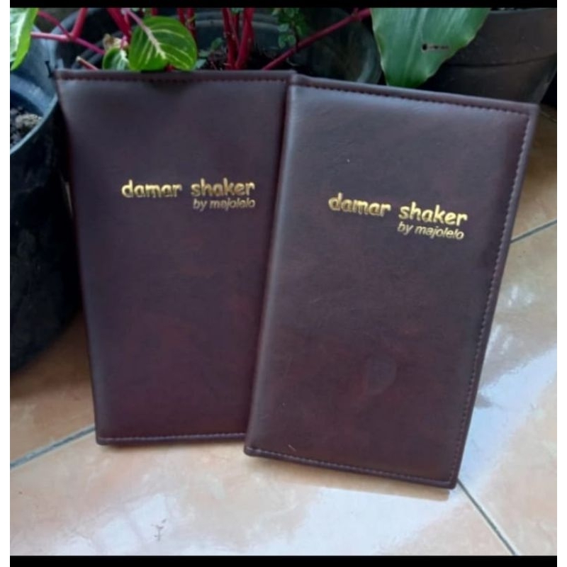 

cover menu cafe Bil holderr saku kanan kiri logo COSTUM