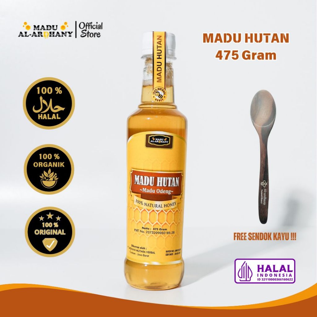 

AL ARDHANY - Madu Asli Hutan Liar ( Odeng ) | Madu Murni Forest Honey 475gr