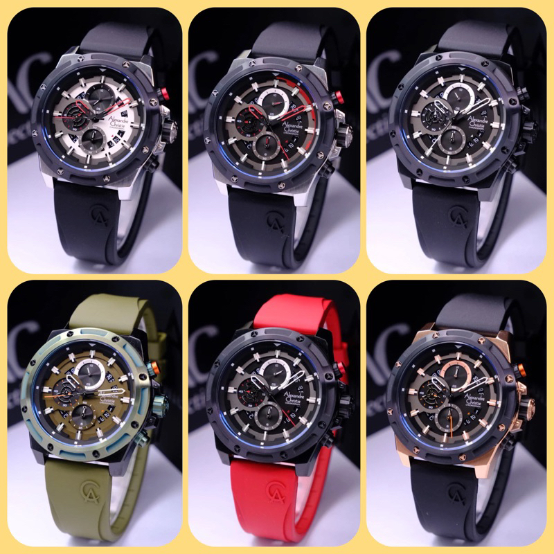 JAM TANGAN PRIA ALEXANDRE CHRISTIE AC 6506 MC / AC6506 / 6506 ORIGINAL DAN GARANSI RESMI 1 TAHUN